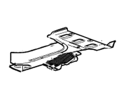 Buick 23258345 DEFLECTOR,UNDERBODY REAR AIR(INCLUDES 12)