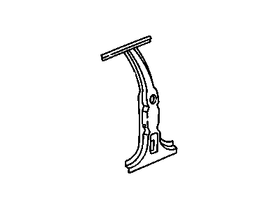 10258095 GM Center Pillar, Driver Side Illustration 1 of 1