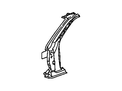 10274343 GM Outer Hinge Pillar, Front Driver Side Illustration 1 of 1