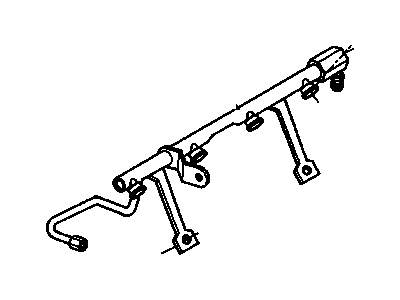 Pontiac Sunbird Fuel Rail - 10040421