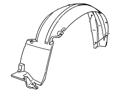 Chevy 30013637 Fender Liner