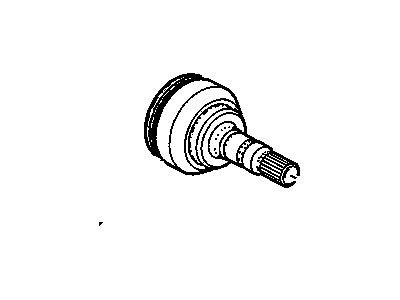 Chevy 13296183 JOINT KIT,FRONT WHEEL DRIVE SHAFT CV  OUTER(PART OF 1)(INCLUDES 12-15,17)(FOR SHAFT W/CODE AAFH,W/5 RIBS ON OUTBOARD BOOT)