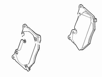Chevy Corvette Brake Pads - 85614862