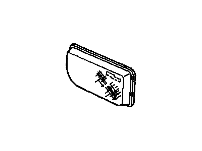 Cadillac 25542669 GRILLE,RADIO FRONT SIDE DOOR SPEAKER(RED GARNET)