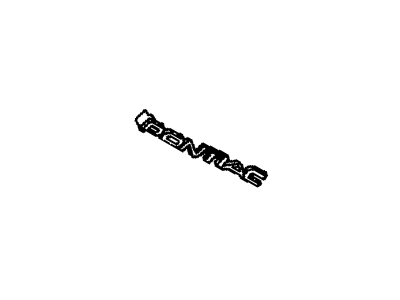 Pontiac 10230996 Nameplate