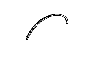 10013620 GM Molding, Front Driver Side Illustration 1 of 1