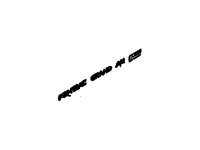22543680 GM Emblem, Rear Illustration 1 of 1
