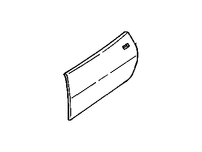 GM 10131266 Outer Panel, Front Passenger Side 10131266 GM Outer Panel, Front Passenger Side Illustration 1 of 1