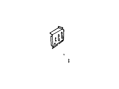 20215349 GM Filler Panel, Rear Driver Side Illustration 1 of 1