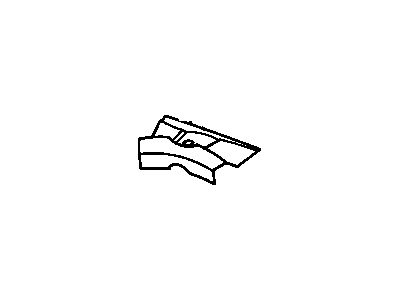 GM 20295572 Support Cylinder Mount Plate, Passenger Side 20295572 GM Support Cylinder Mount Plate, Passenger Side Illustration 1 of 1