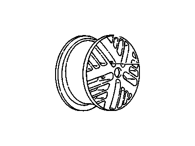 10041970 GM Wheel, Rear Or Spare Illustration 1 of 1
