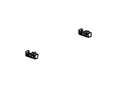 Cadillac 22734194 CLIP,BRAKE & FUEL FEED & EVAP EMISSION PIPE(HOLDS (2)3/8 & (2)3/16 PIPES TO WELD STUD)(3.162)