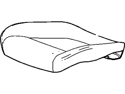 Chevy 94509786 COVER,FRONT SEAT CUSHION(BLACK)
