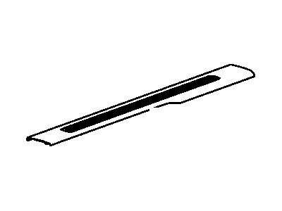 Cadillac 22762396 PLATE,FRONT SIDE DOOR SILL TRIM(INCLUDES 11)(EBONY)