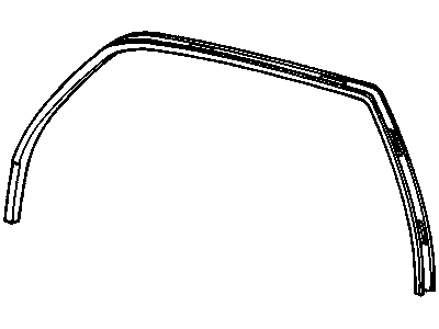 20574604 GM Opening Molding, Passenger Side Illustration 1 of 1