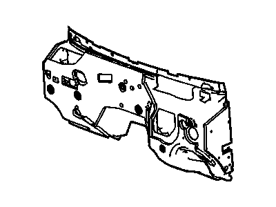 Hummer 25947126 INSULATOR,DASH PANEL(INSIDE)