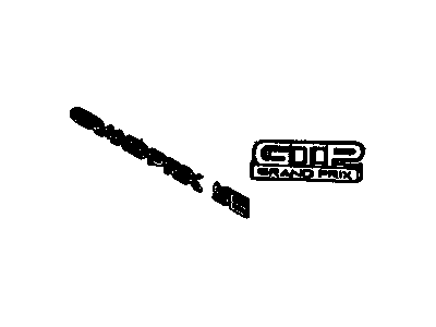 Pontiac Grand Prix Emblem - 10230996