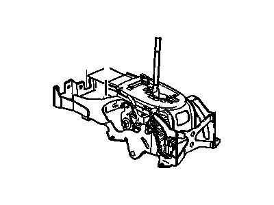 Cadillac 25736471 Gear Shift Assembly