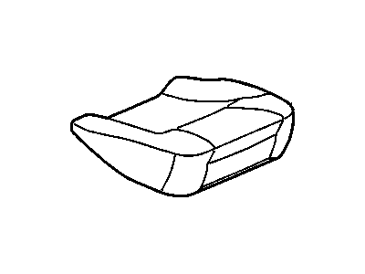 Chevy 89039056 COVER,PASSENGER SEAT CUSHION(PEWTER)(CUSHION COVER W/VINYL FRONT FACING;1ST DESIGN SEE 88949342)