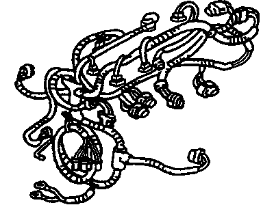 Cadillac 15305857 CONNECTOR,INLINE-TO FUEL INJECTOR HARNESS(GRAY)(14-WAY FEMALE)(W/LEADS)(ACTUALLY 20-WAY W/6 CAVITIES MOLDED)