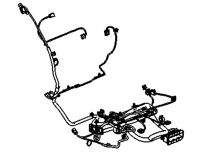 Buick 13483349 HARNESS,FRONT SEAT WIRING(FSB 8-WAY, HEAT, LUMBAR)