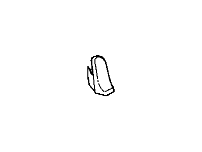 Chevy 12385571 COVER,DRIVER SEAT ARMREST INNER(PIVOT BRACKET)(NEUTRAL)