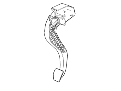 Cadillac 23200484 PEDAL,CLUTCH (W/BRACKET)