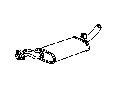 GMC S15 Jimmy Exhaust Pipe - 15577577