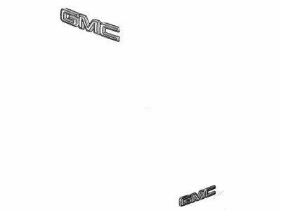 Chevy 84729912 EMBLEM PKG,BODY(INCLUDES 2,3)(BLACK)(INSTALL 0.50)(0.3085 KG)