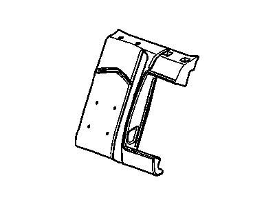 Cadillac 15898751 COVER,REAR SEAT BACK(PART OF 1)(CASHMERE)