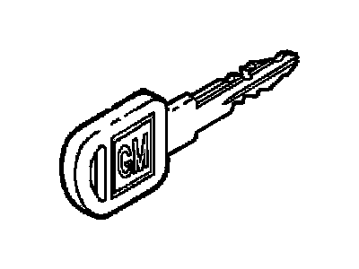 GMC 12547778 KEY,DOOR LOCK & IGNITION LOCK(UNCODED)