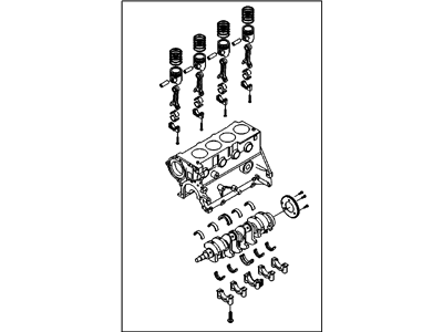 Chevy 93744120 Short Block