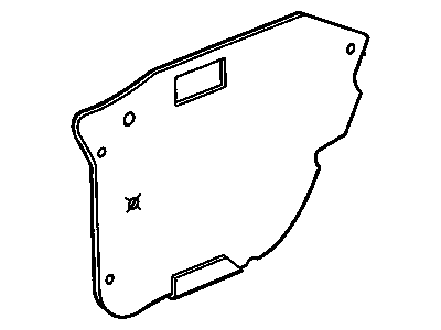 Buick 22651541 Water Shield