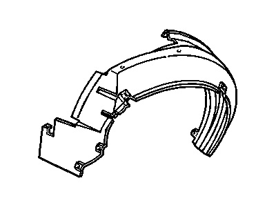 Pontiac Fender Splash Shield - 10282926