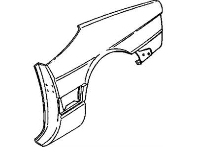 Cadillac 3636333 Outer Panel