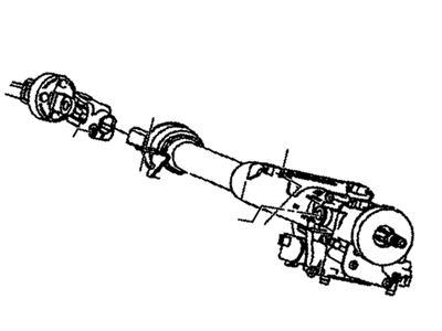 Chevy 10377680 Intermediate Shaft