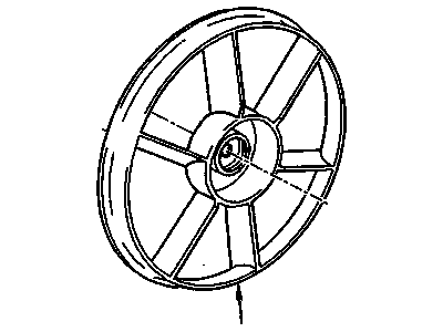 Buick 22098791 Fan Blade