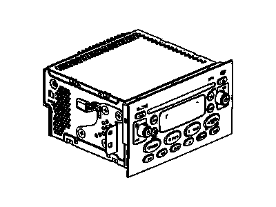 Saturn 10394754 RADIO,AMPLITUDE MODULATION/FREQUENCY MODULATION STEREO & CLOCK & AUDIO/VIDEO DISC PLAYER(FOR 2006 AND GREATER, ORDER RADIOS THROUGH ELECTRONIC SERVICE CENTER (ELECTRONIC SPARK CONTROL). SEE BULLETIN 05-08-44-007.)
