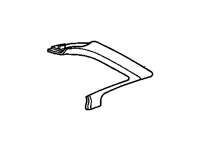 Oldsmobile 10170512 PANEL,QUARTER UPPER TRIM(INCLUDE 9,14)(BEIGE)