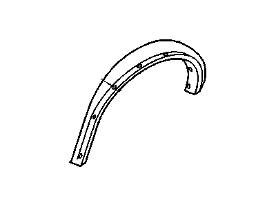 Pontiac 10041484 Wheel Flare