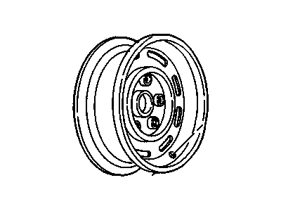 Cadillac 9593950 WHEEL,16X7(CODE TZE)