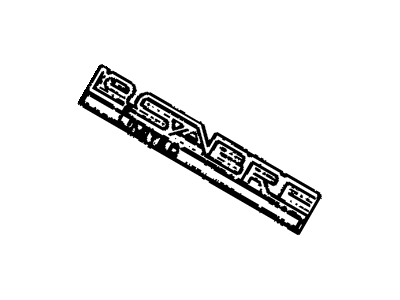 Buick 20576640 Nameplate