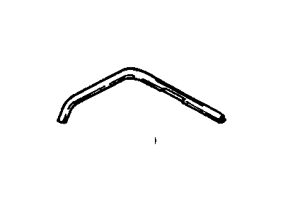 20655188 GM Interior Molding, Passenger Side Illustration 1 of 1