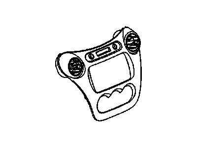 GM 15807625 Plate, Instrument Panel Trim GM 15807625 Plate, Instrument Panel Trim