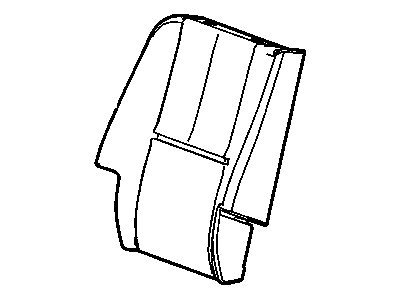 GM 20895604 Cover, Rear Split Stowable - Am8