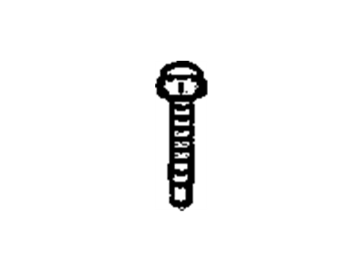 Pontiac 94858705 BOLT,HEX FLANGED HEAD,M6X1.0X25,23 THREAD,14 OUTSIDE DIAMETER,8T(IGNITION COIL)