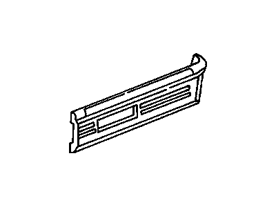 Pontiac 12505126 Front Molding