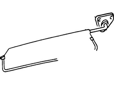 Chevy 14012132 Sunvisor