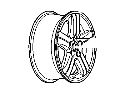 Chevy 9597630 Wheel, Alloy