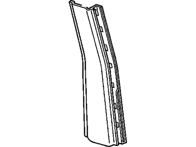 20653672 GM Pillar Trim, Center Inner Passenger Side Illustration 1 of 1